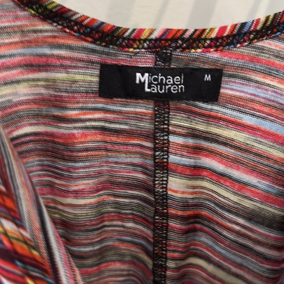 NWT Michael Lauren multi colored tank top - Picture 3 of 3